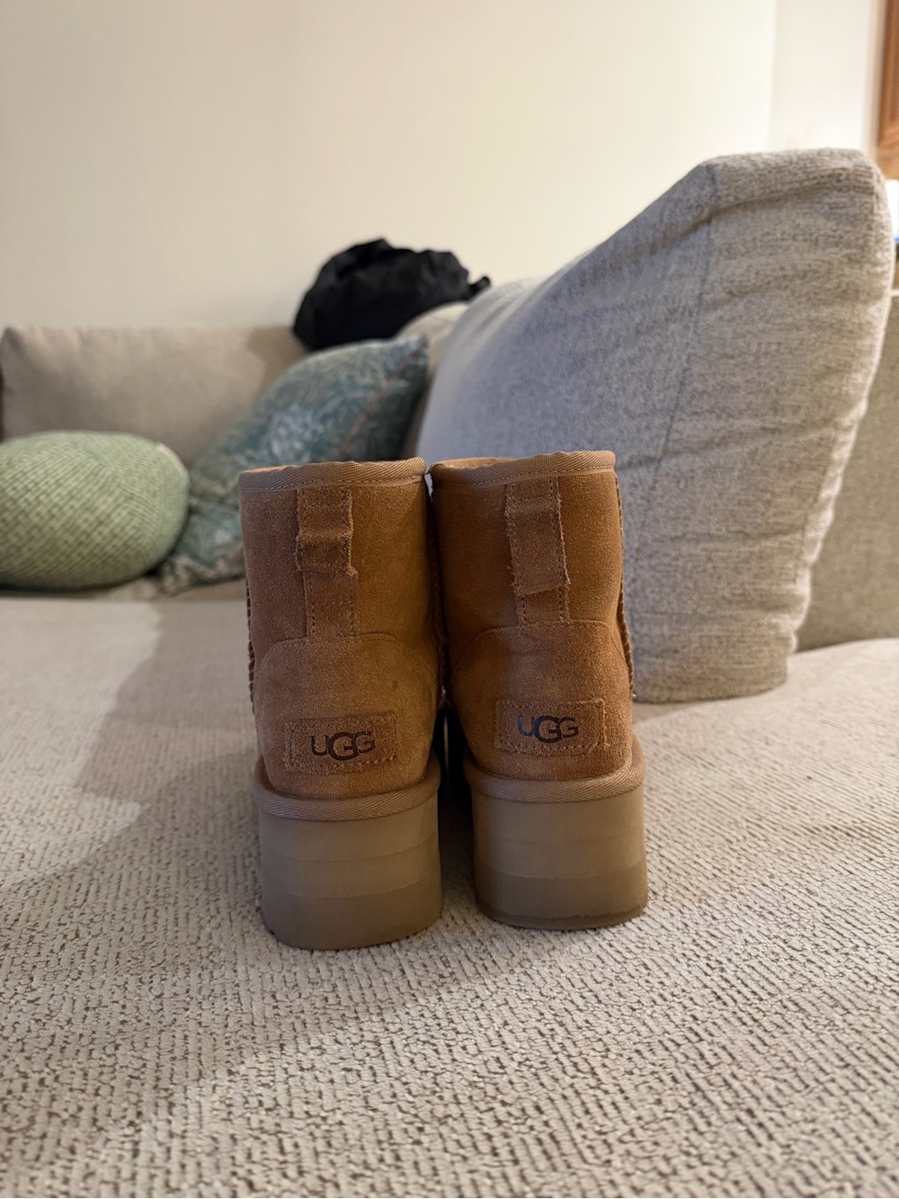 UGG Ankle Platform Chestnut